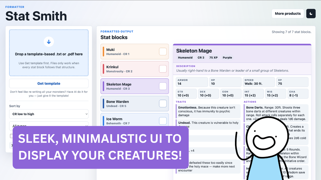 Stat Smith — Complete Edition
